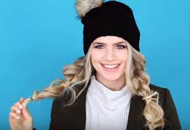 Next Gen Braids Hat Easy Hairstyles For Winter Hats And Scarves Kayley Melissa Winter Hairstyles Easy Winter Hairstyles Hat Hairstyles