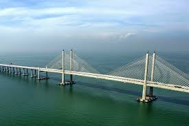 Jambatan kabel penahan jambatan galang kotak: 2nd Penang Bridge Penang Malaysia Icp Piles