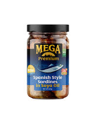 Mega Creations Premium Spanish Sardines in Soya Oil - Mega Prime Foods Inc.