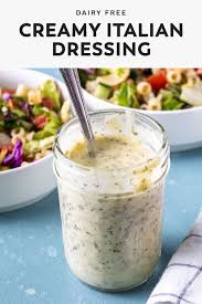 Creamy Italian Dressing Recipe Dairy Free Simply Whisked Recipe In 2020 Homemade Creamy Italian Dressing Italian Dressing Recipes Italian Dressing