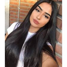 Long natural hairstyles for black women. Amazon Com Vigorous Long Straight Black Wigs For Women Synthetic Black Wig Middle Part Hairline Natural Looking Daily Party Wear Full Wig 28 Inches Heat Resistant Fiber Hair 1b Beauty
