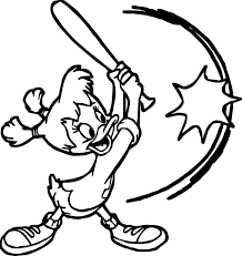 Darkwing duck coloring pages free to print. Nice Darkwing Duck Kiki Kick Baseball Coloring Page Bunt Fruhstucksbrett Kunst