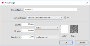 For your printed matter, dpi (dots per inch, inch = 2,54 cm) is often specified as a quality requirement. Printing Your Artwork Image Size And Resolution Corel Discovery Center