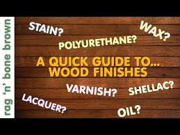 Different Types Of Varnish And Wood Stain And How To Use