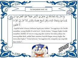 'sesungguhnya aku hendak menjadikan seorang khalifah di muka bumi'. Perilaku Apa Saja Yang Terkandung Dalam Surat Al Baqoroh Ayat 30 Sebutkan Dan Jelaskan Brainly Co Id