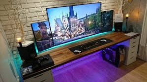 25 Ikea Desk Hacks That Will Inspire You All Day Long James And Catrin In 2020 Gaming Desk Setup Ikea Desk Hack Computer Desk Setup