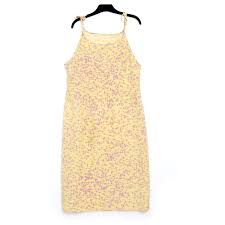 Try throwing them in the dryer with a damp towel and a dryer sheet. Gianni Versace Haute Couture Yellow Silk Fr40 Dresses Silk Yellow Ref 201053 Joli Closet