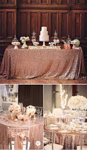 Glamorous Rose Gold Wedding Table Cloth Wedding Ideas Rose Gold Wedding Cakes Rose Gold Wedding Decor Gold Wedding Decorations