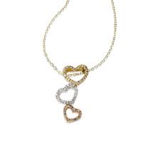 Check spelling or type a new query. Tricolor Triple Heart Diamond Pendant 14 Karat Gold Diamond Stores Long Island Fortunoff Jewelry Fortunoff Fine Jewelry
