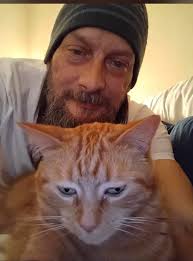 This is Hobbes. He is my bestie. I love my bestie. I like how he sits. He  has cool patterns. Enjoy my bestie.