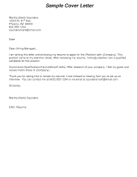 Job Application Cover Letter On Email Sample Email Cover Letter A Format That Works Template