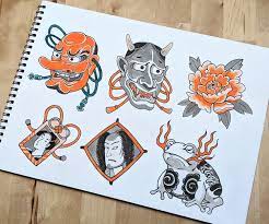 A wide variety of designs to fit your needs. Just Finished Just Japanese Flash Sheet Tattoodesigns