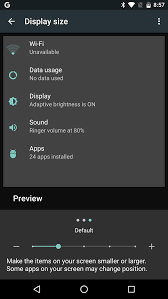 Group the styling into the most typical device sizes for phones, tablets, and desktops. Android N Allows You To Change Your Device S Display Size Diving Into Android N Android Authority