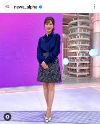 フジ堤礼実アナの衣装に絶賛の声「スカート短か！」「ニュースでミニスカですか」「うっ、美しい」 : スポーツ報知