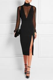 Black After Five Dresses Sheer Black After Five Moda De Ropa Trajes Elegantes Ropa De Moda