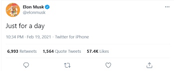 The profile picture of elon musk shows a baby monkey holding a beautiful emerald blue coloured bottle of bombay sapphire which is a popular gin. Elon Musk Changes His Twitter Profile Pic To Bitcoin Headlines News Coinmarketcap