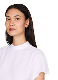 Fitted short-sleeve top Blanc Saison 1865