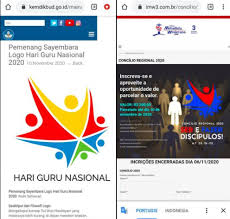 Jika dahulu, apabila dimarahi guru disekolah kita takut hendak mengadu sebab memang selalunya salah kita. Plagiarisme Logo Hari Guru Nasional 2020 Zano My Id