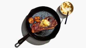 Steak With Lemon Butter And Jammy Lemon Halves Recipe Recipe Good Steak Recipes Lemon Butter Food Processor Recipes