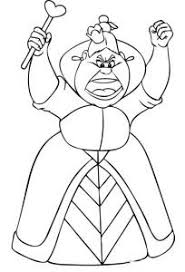 Queen Of Hearts Alice In Wonderland Coloring Pages Alice In Wonderland Characters Queen Of Hearts Alice Heart Coloring Pages