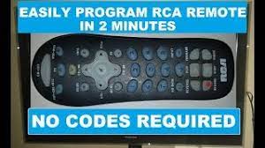 There are four ways you can program the universal remote to operate your devices: Rca Universal Remote Rcr312wr Programming For Tv Youtube