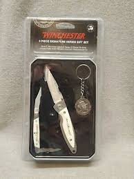 Size of the perfume would be as per the description given. 200th Commemorative Winchester 3 Piece Signature Series Gift Set 2 Knives New Ebay