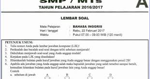 We did not find results for: Soal Try Out To Un Unbk Smp Mts Bahasa Inggris 2017 2018