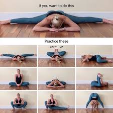 How To Practice Yoga On Instagram Try This Sequence Out To Prep Your Body For Middle Splits And Read Below Flexibility Workout Dancer Workout Workout Splits