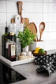 Scandinavian Kitchen Marble Tray Kitchen Counter Decor Counter Decor Kitchen Tray