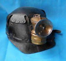 Coal Miner S Hat With Lamp Coal Miners Antiques Helmet Hat