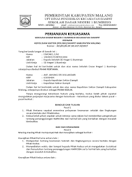 Sekolah negeri diketahui oleh kepala sekolah dengan tembusan disampaikan kepada instansi terkait. Contoh Surat Mou Sekolah Dengan Desa