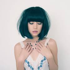 Bangs Hair Styles Teal Hair Green Hair