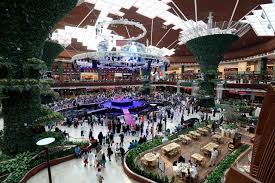 This shopping mall has all the popular brands; Chapman Taylor Mall Of Qatar