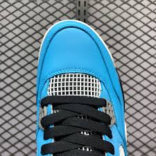 These jordan 4s were made in collaboration with rapper, travis scott and nicknamed the cactus jack edition. Travis Scott X Air Jordan 4 Blue Varsity Red Black For Sale Evesham Nj