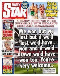 Maybe you would like to learn more about one of these? Daily Star 2021 06 23