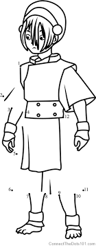 The last airbender) on facebook. Toph Beifong From Avatar The Last Airbender Dot To Dot Printable Worksheet Connect The Dots