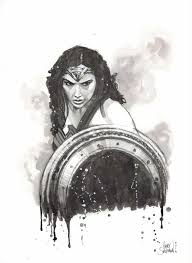 Follow along to learn how to draw gal gadot as wonder woman step by step. Wonder Woman Gal Gadot Tribute Gary Shipman In Gary Shipman S Gary Shipman Art For Sale Comic Art Gallery Room