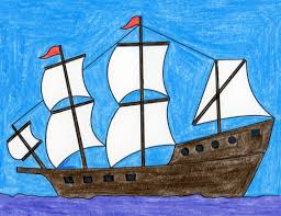 Draw nala step by step easy. How To Draw A Ship Art Projects For Kids
