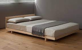 Practicality, style and pure zen. Kobe Japanese Style Bed With Headboard Natural Bed Company