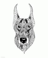 See more ideas about coloring pages, adult coloring pages, colouring pages. Difficult Dog Coloring Page Coloring Pages Printable Com