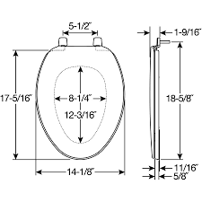 Burlington soft close toilet seat with chrome hinges. Bemis Toilet Seat 170 000 Toiletseats Com