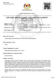 Nanang dwi wahyono saiful anwar abi bakri surateno. Diploma Seni Kulinari Diploma In Culinary Arts A11469 Cosmopoint College Sabah Permohonan On Line