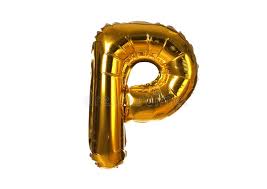 Blow up a new balloon and place a small piece of clear tape in the middle of the balloon. Golden Letter P Balloon On Background Stock Photo Image Of Festive Helium 161537606
