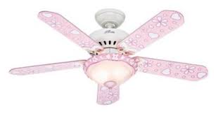 This fan has a metal plate with rubber feet that rest on the ceiling, and the instructions imply you can secure the plate to the ceiling and the canopy to the plate alone. Hunter Annabelle 44 In Indoor White Ceiling Fan Discontinued 52020 The Home Depot Ceiling Fan Pink Ceiling Fan White Ceiling Fan