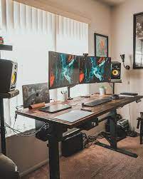 50 Minimalist Workspace Ideas That Make Your Room Look Cool Homemydesign Home Office Setup Desk Setup Home Office Design