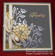 Demonstrator ideas include stampin' up! Elegant Floral Sympathy Stampin Up Card