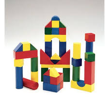 Wooden Color Blocks 200 Pieces Coloring For Kids Color Block Paper City