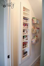 And i shared these plans, along with my baseball display shelf over on buildsomething. Diy Built In Spice Rack Free Plans And Tutorial Shanty 2 Chic