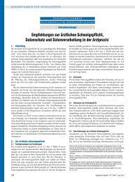 Hier können sie sich das. Empfehlungen Zur Arztlichen Schweigepflicht Datenschutz Und Datenverarbeitung In Der Arztpraxis