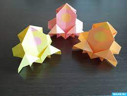 Космическая ракета оригами